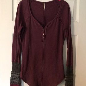 Free people Henley. Size large. Like new